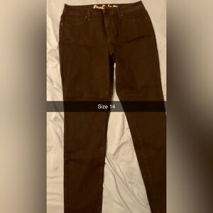 Size 14 black skinny jeans